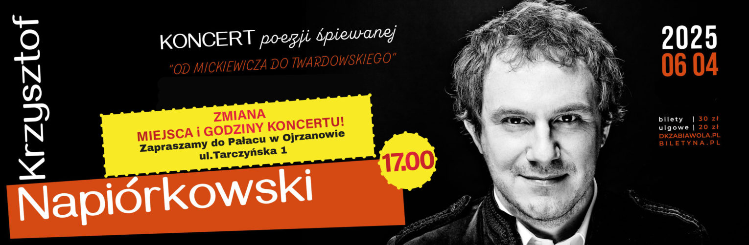 Krzysztof Napiórkowski / Koncert Poezji Śpiewanej