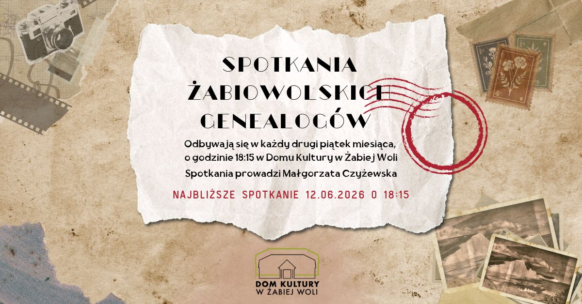 FB (Miesiac) Spotkanie Żabiowolskich Genealogów